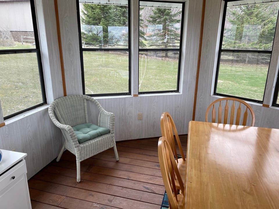 Inside gazebo.  Cribbage anyone?