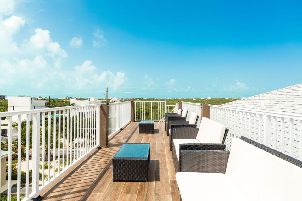 Communal ocean view roof deck