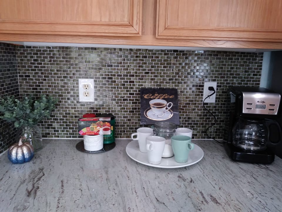Coffee bar. 