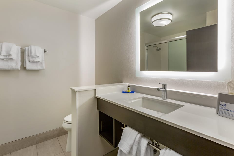 Free toiletries, hair dryer, towels, soap