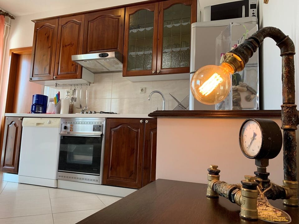 Living room and kitchen