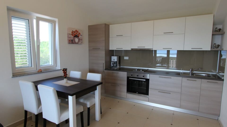Living room and kitchen
