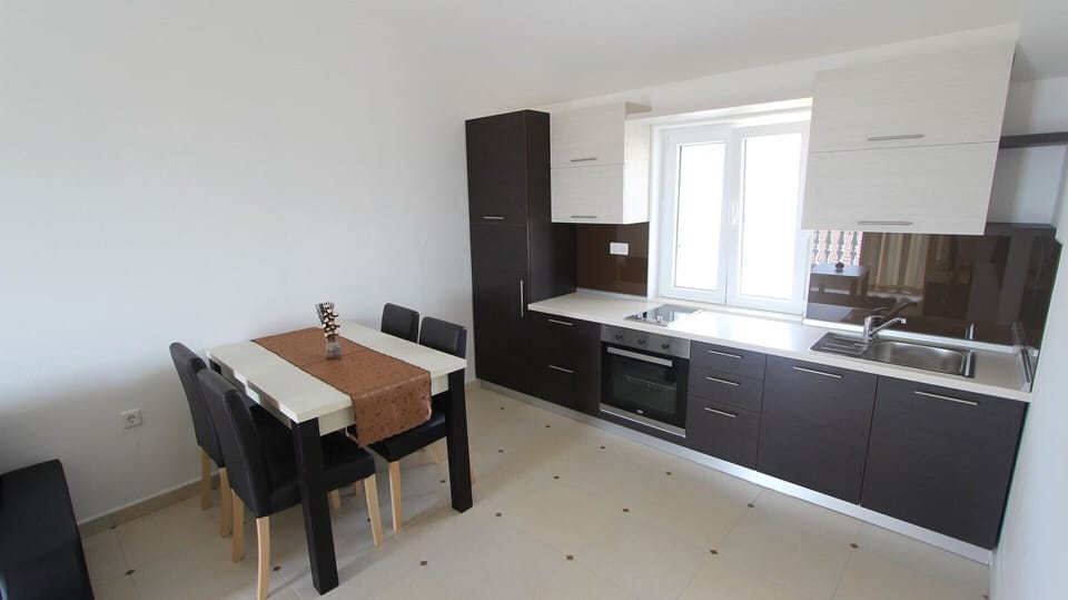 Living room and kitchen