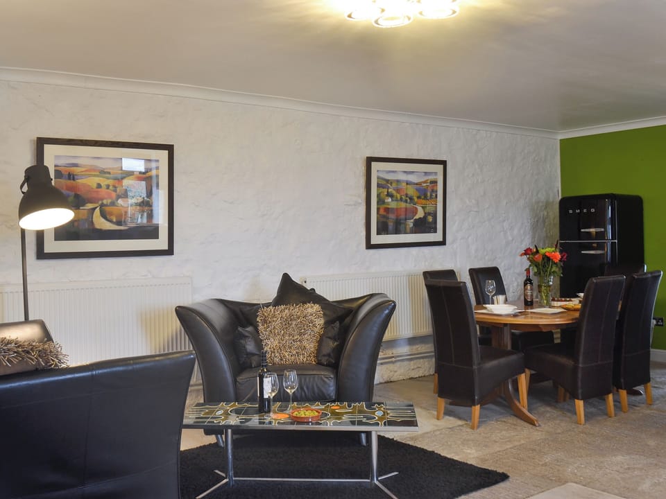 Spacious living and dining room | The Calving Shed, Near Neilston