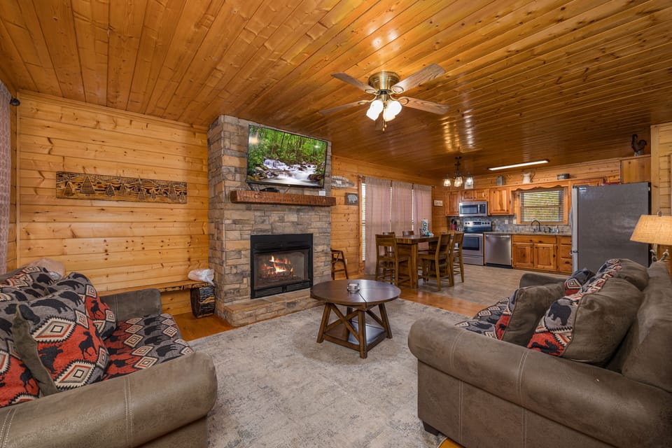 Spacious and comfortable open concept main level