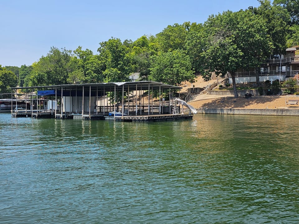 Dock and swimming area