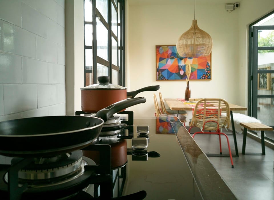 Villa, 3 Bedrooms | Private kitchen | Fridge, microwave, toaster, cookware/dishes/utensils