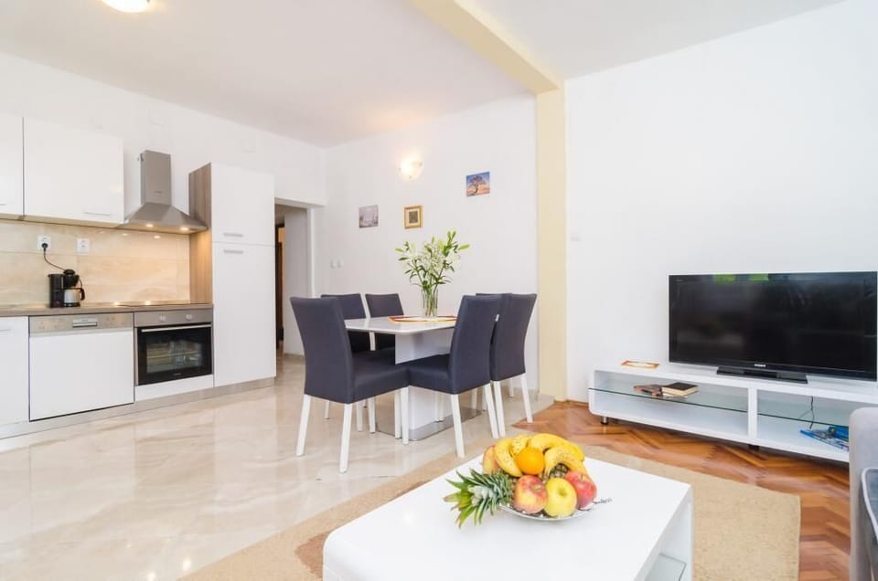 Villa (TwoBedroom Villa with Terrace and Swi) | Private kitchen | Fridge, stovetop, dishwasher, electric kettle