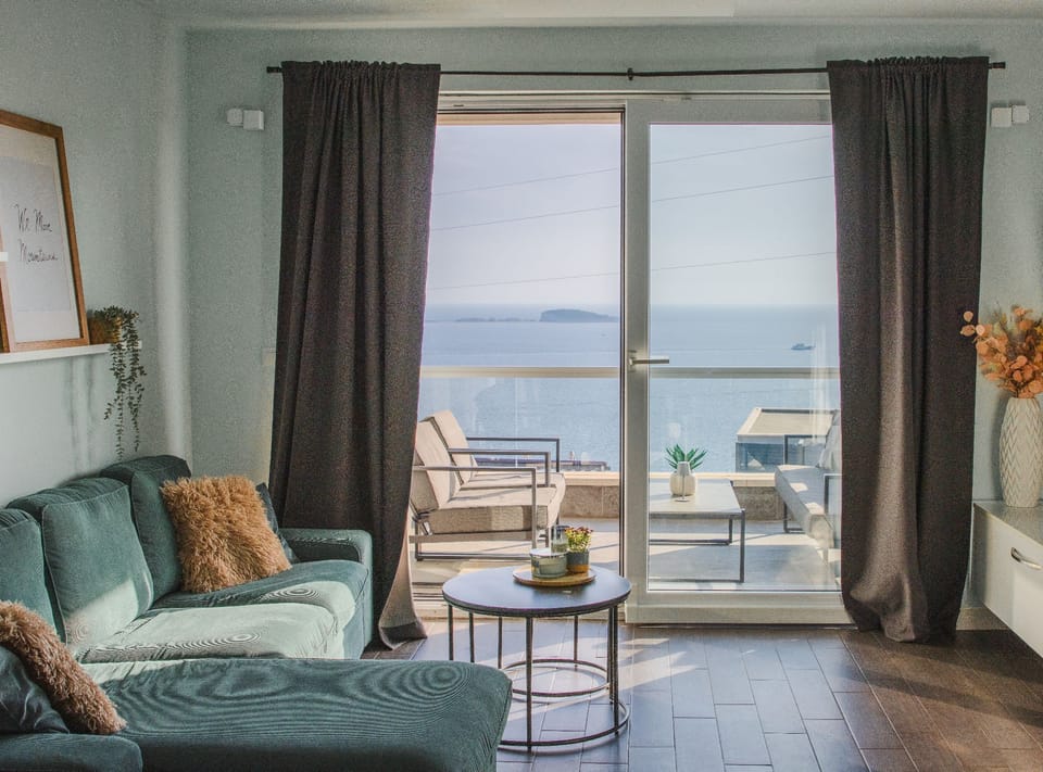 Apartment (Two Bedroom Apartment with Balcony an) | Living room | TV