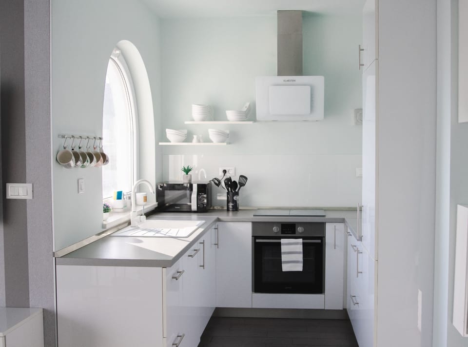 Apartment (Two Bedroom Apartment with Balcony an) | Private kitchen | Fridge