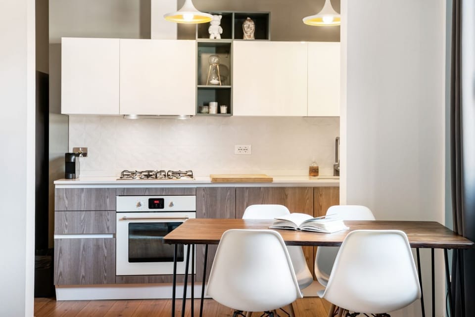 Apartment, 1 Bedroom | Private kitchen | Full-size fridge, oven, stovetop, dishwasher