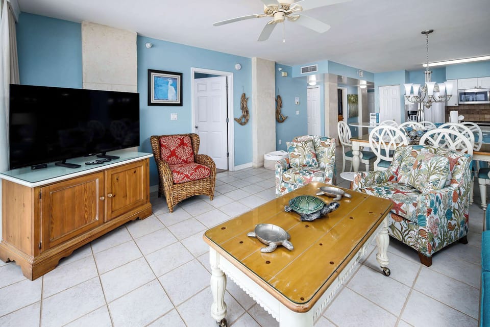 Living room with TV
