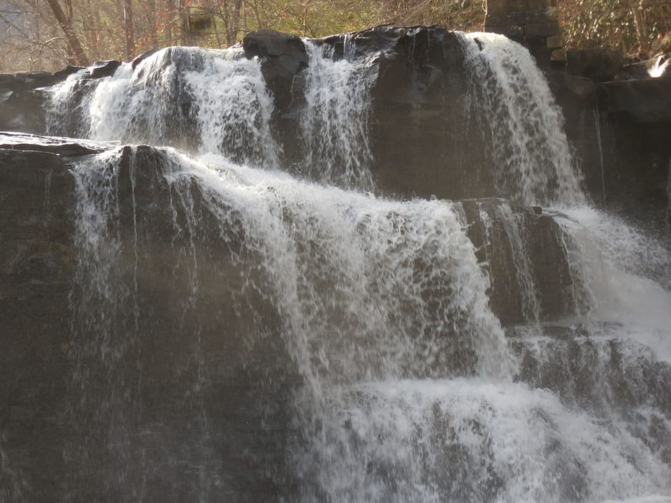Area waterfalls, Brush Creek Falls