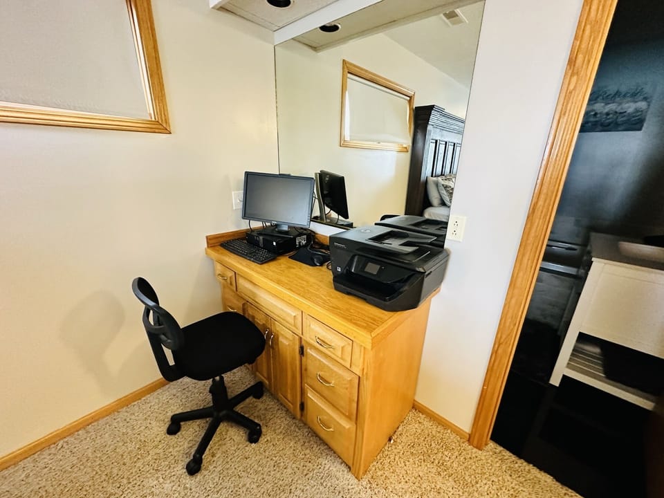 Master bedroom workdesk