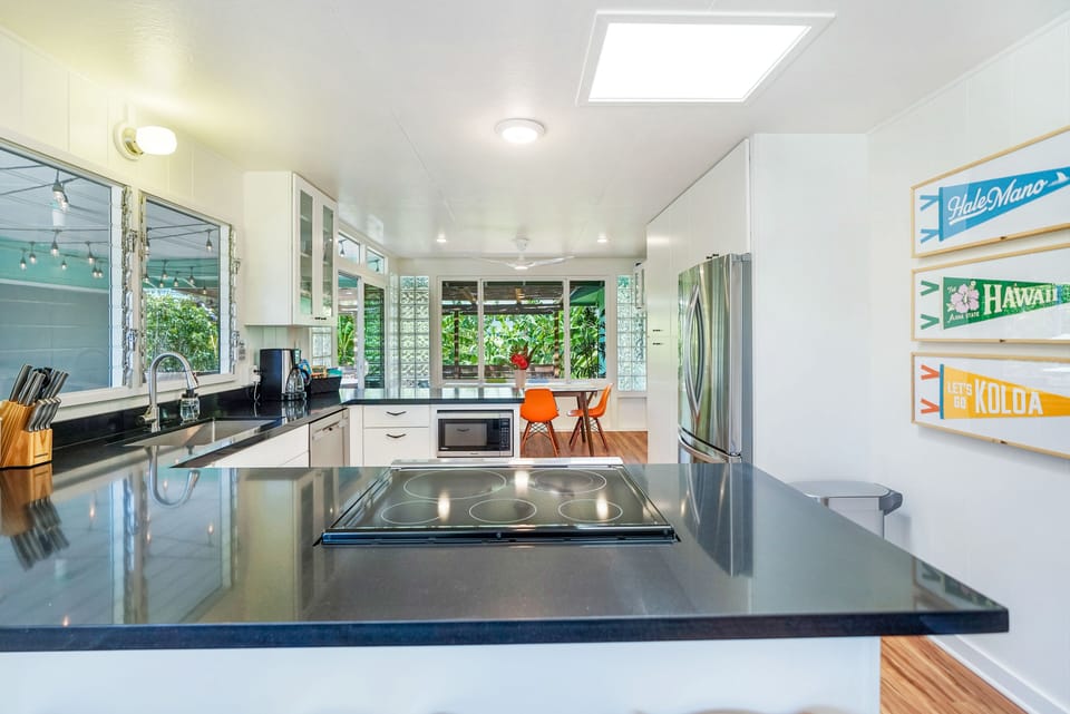 Kitchen view from the living room