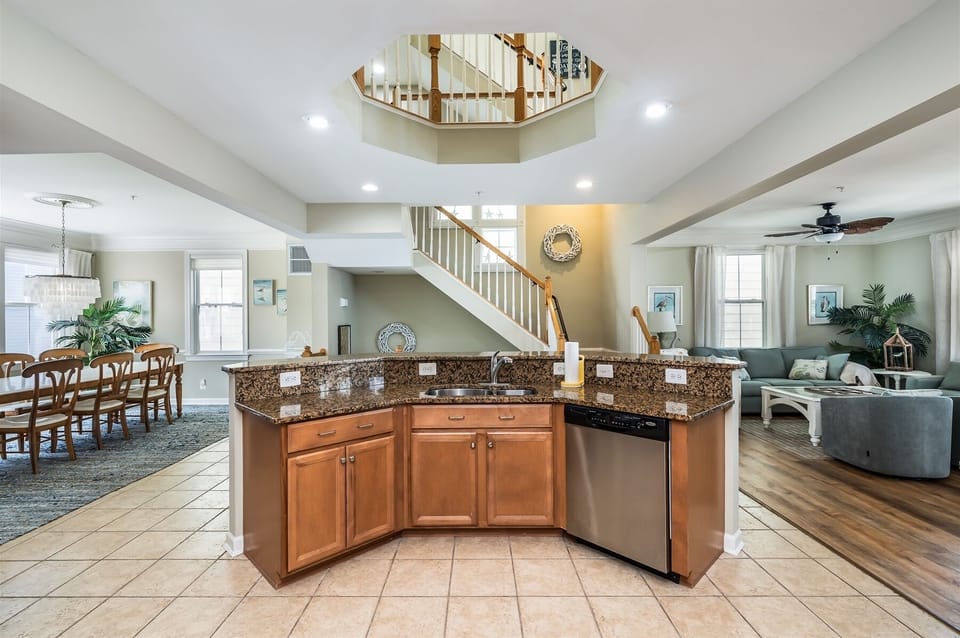 Sunset Island 12 Shore Point Drive Kitchen Area