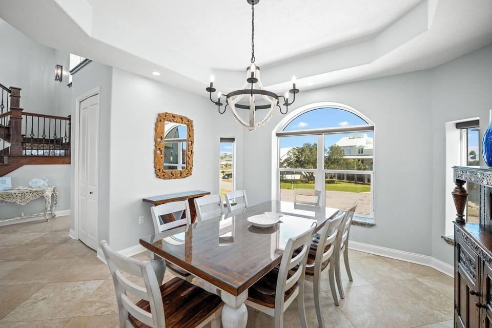 View from the dining room