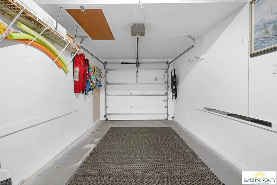 garage area for your beach toys