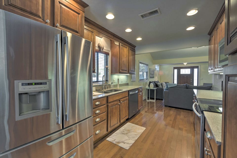 Fully Equipped Kitchen | Stainless Steel Appliances