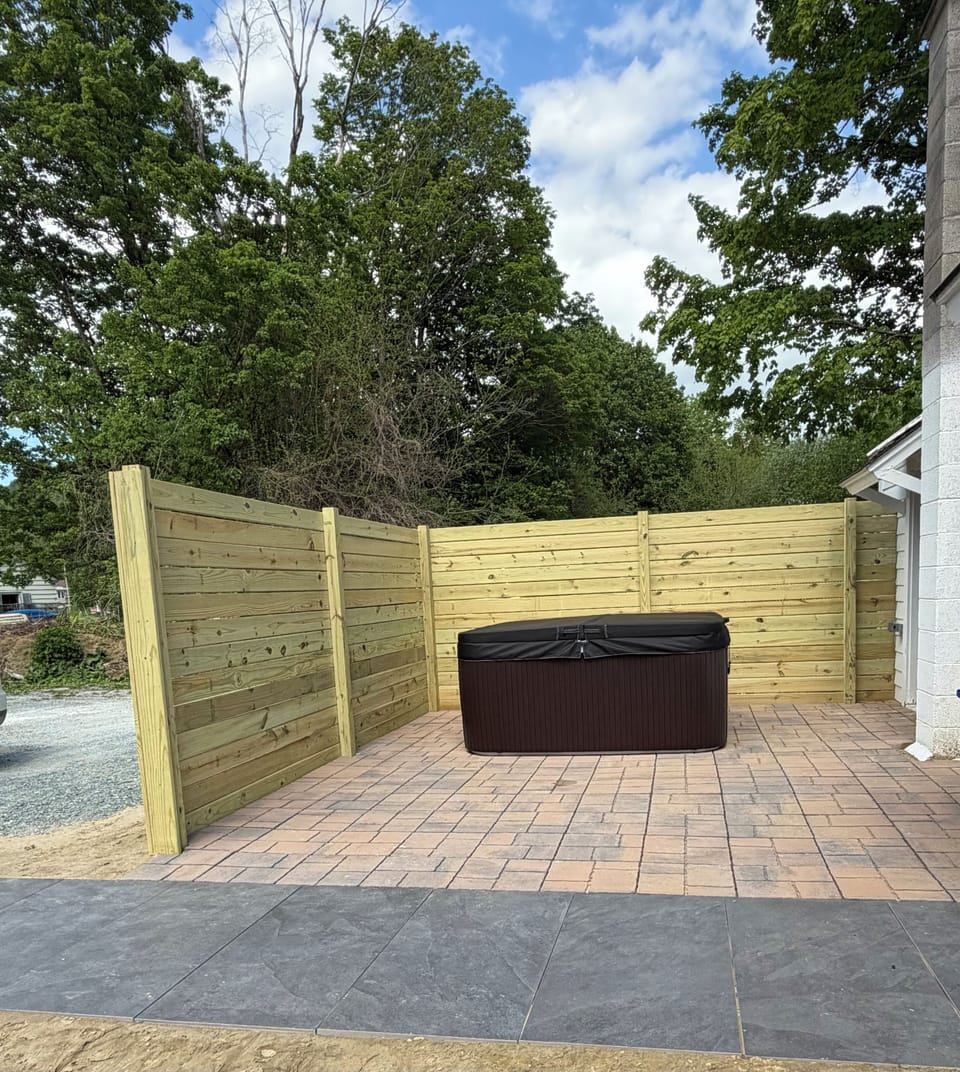 Rear Patio/Hot Tub