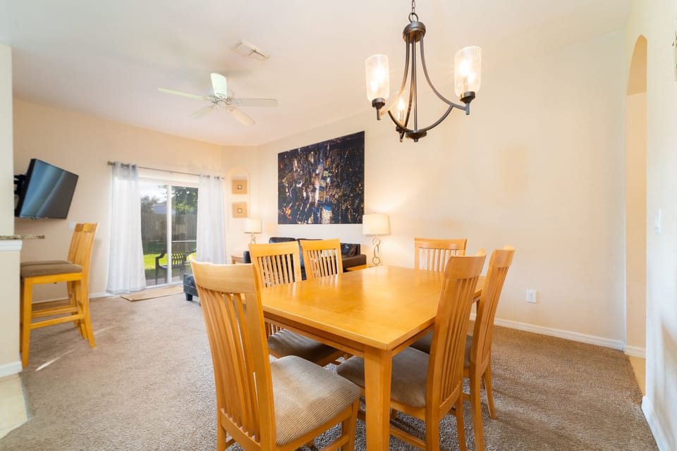 Open plan living area