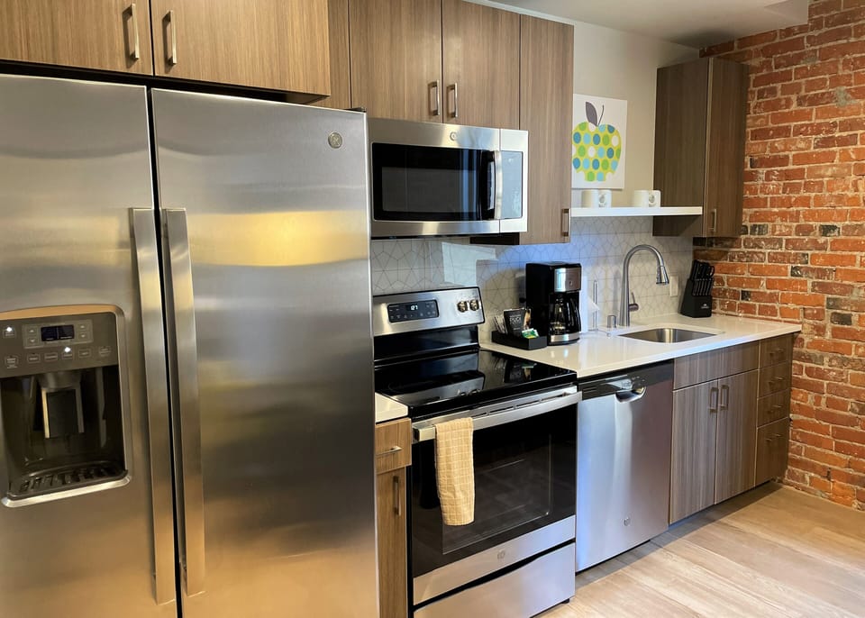 Kitchen | Refrigerator | Microwave | Stove