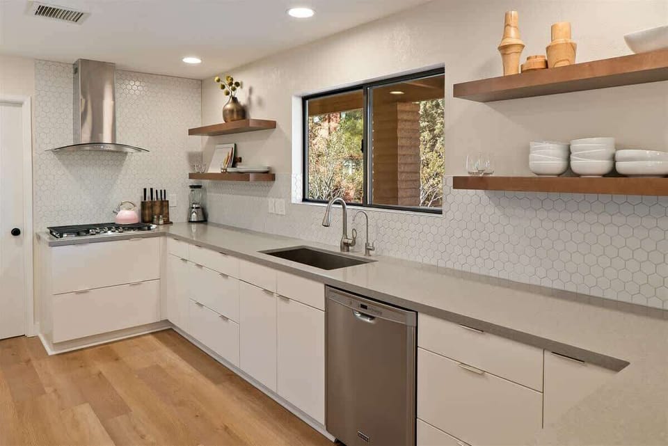 Modern fully equipped kitchen