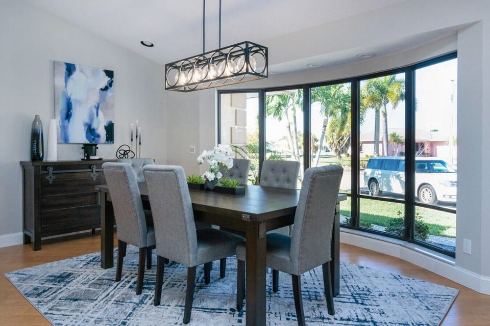 Formal dining area