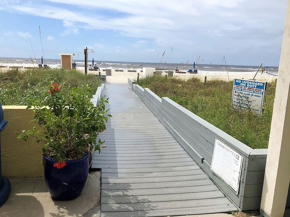 Beach walk way access to your piece of heaven! Yippee!!