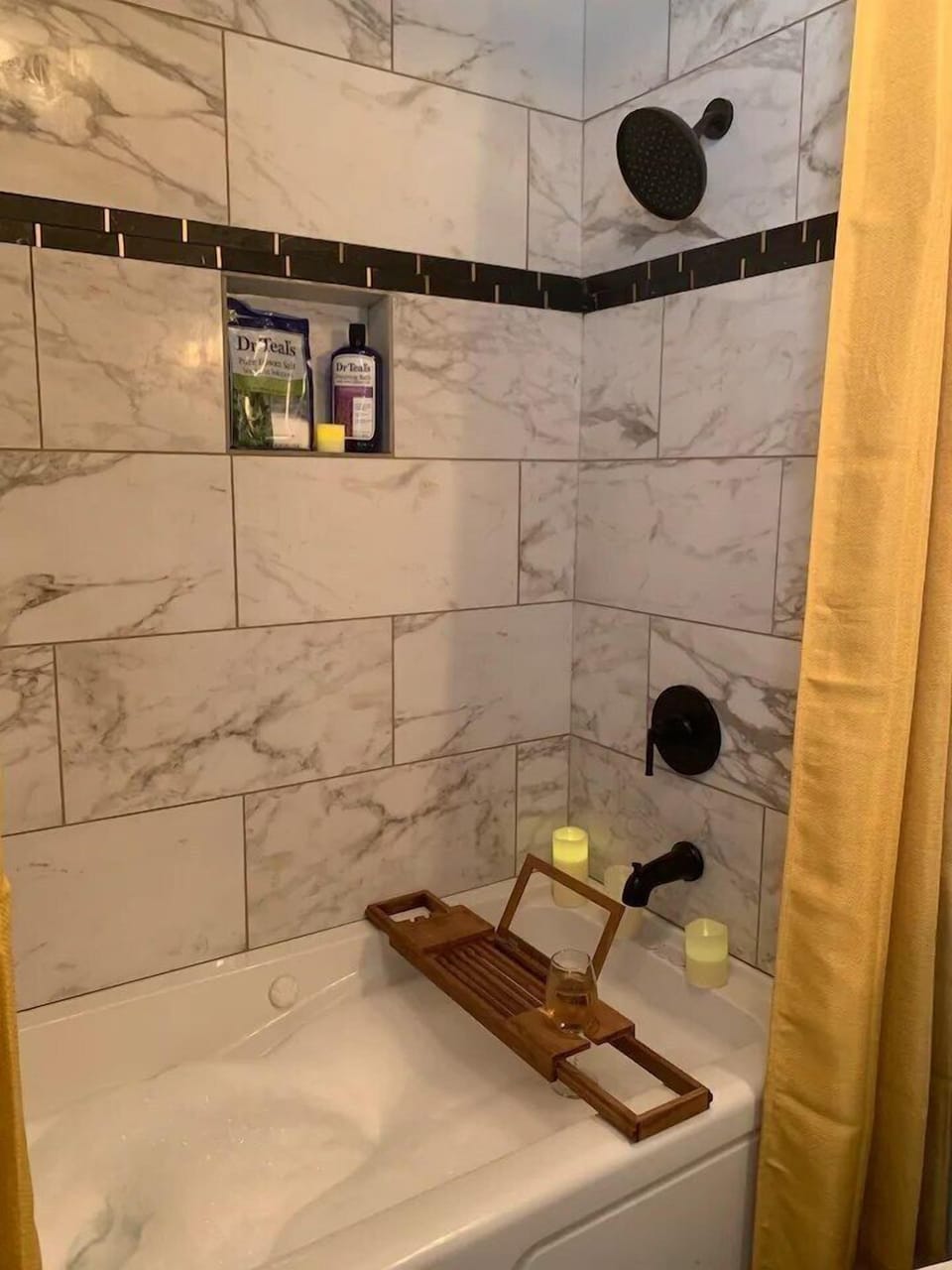 Master bath with jetted tub 