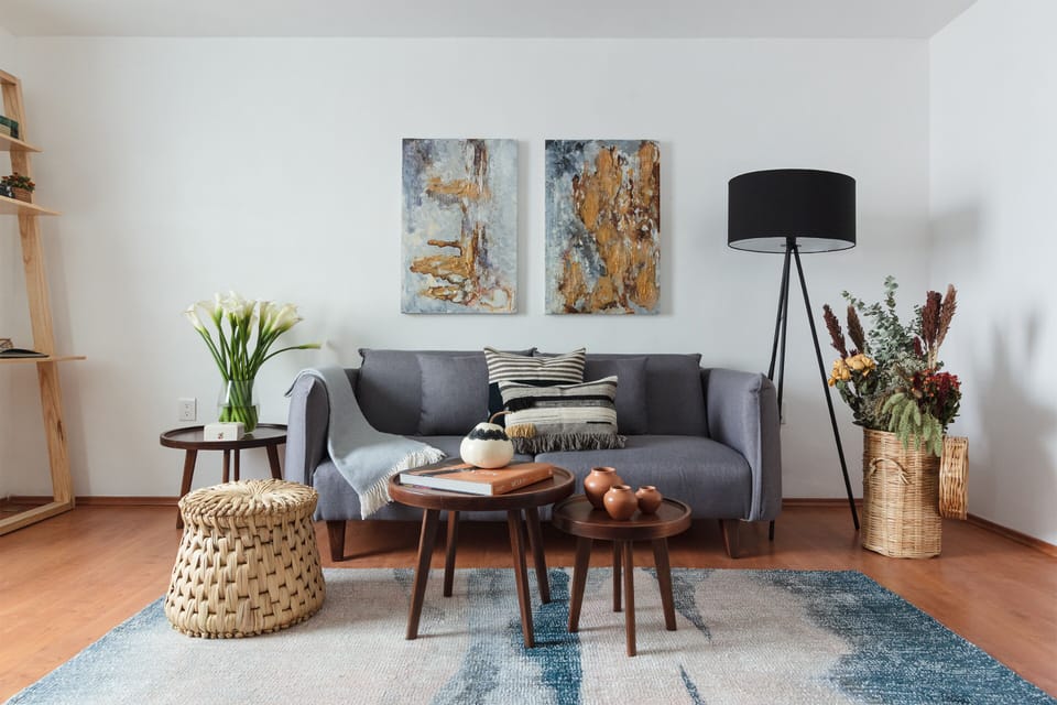 Signature Apartment | Living area | 62-inch Smart TV with cable channels, TV, Netflix