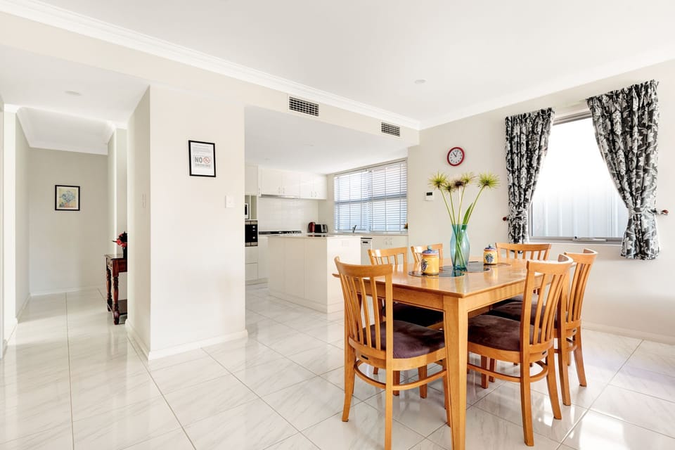 Dinning area and kitchen
