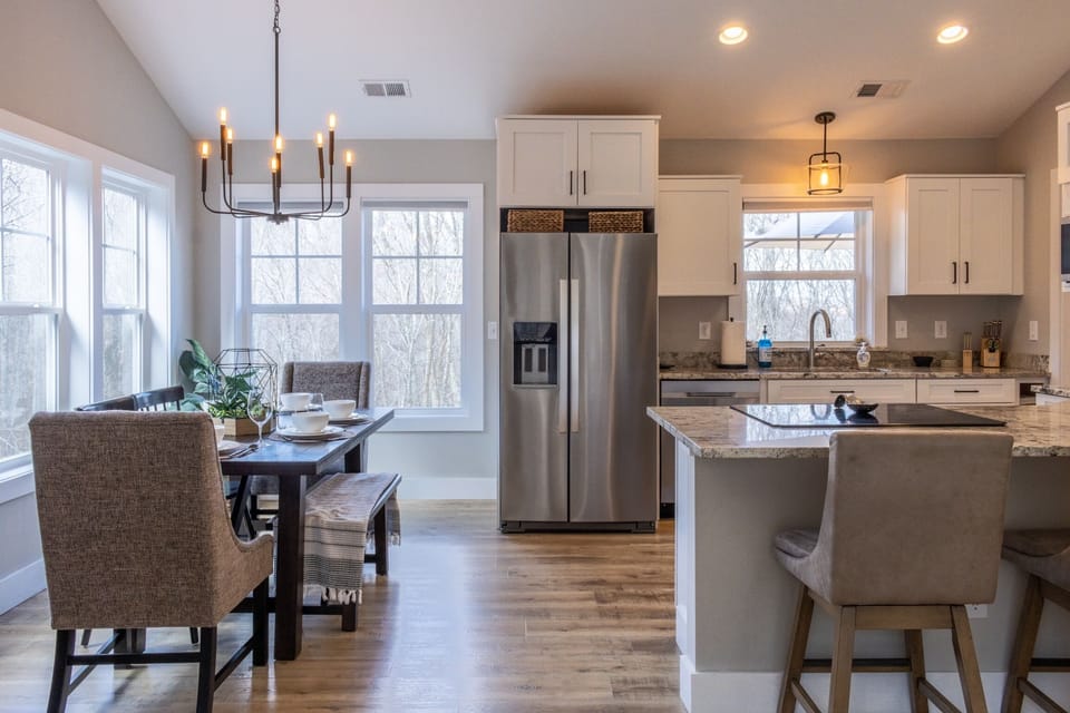 Plenty of table and bar seating for your whole group