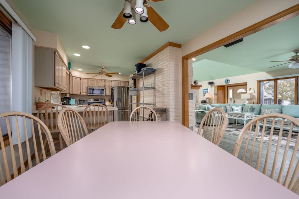 Dining Area into Kitchen