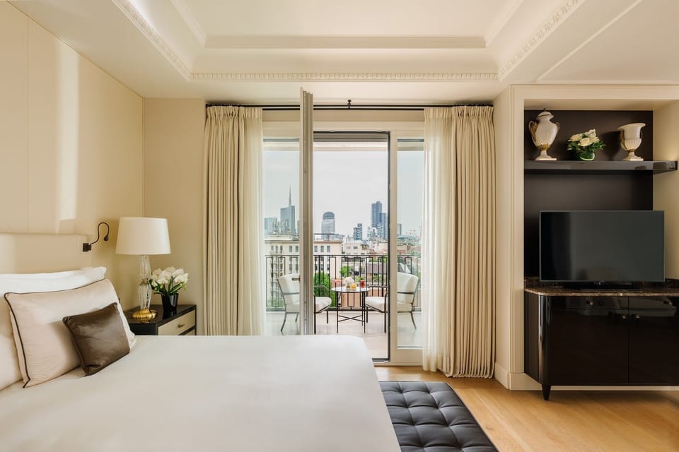 Suite, Terrace | Premium bedding, down comforters, minibar, in-room safe