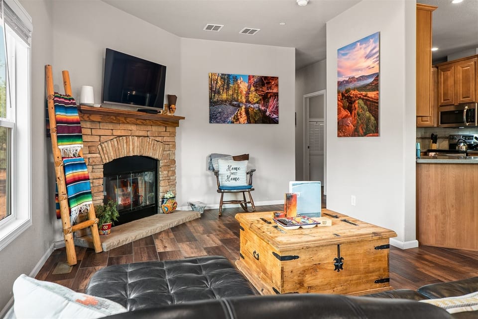 A flat screen TV for your entertainment