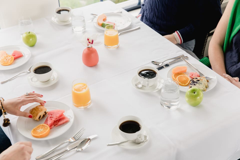 Daily cooked-to-order breakfast for a fee