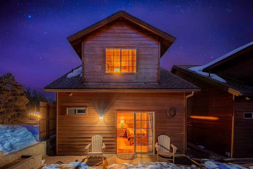 Back view of cabin