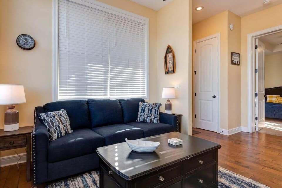 Living room w/ sofa sleeper