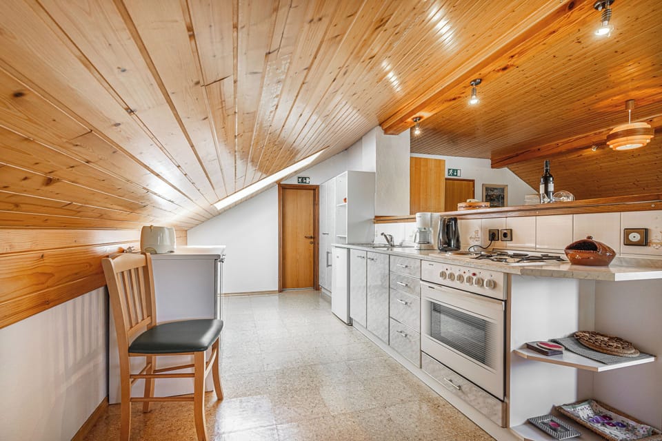 Honeymoon House, 2 Bedrooms, Balcony (House Mavko Near Lake Cerknica) | Private kitchen | Fridge, oven, stovetop, coffee/tea maker