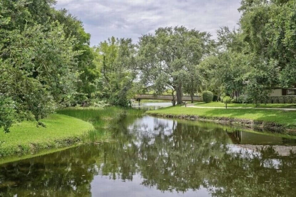 Beautiful Walking Paths and Access Bridge to PGA