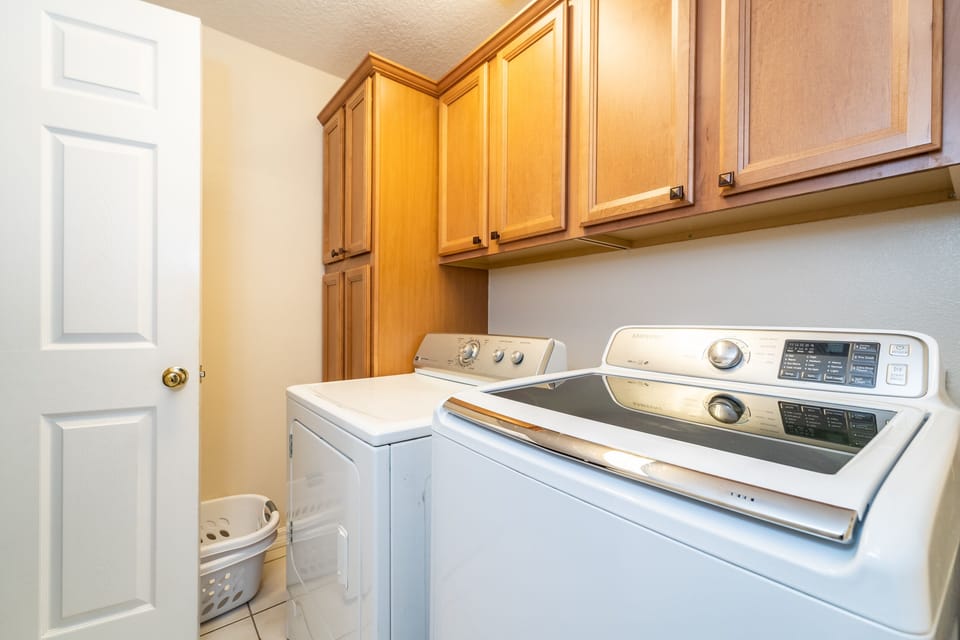 On Site laundry facilities.