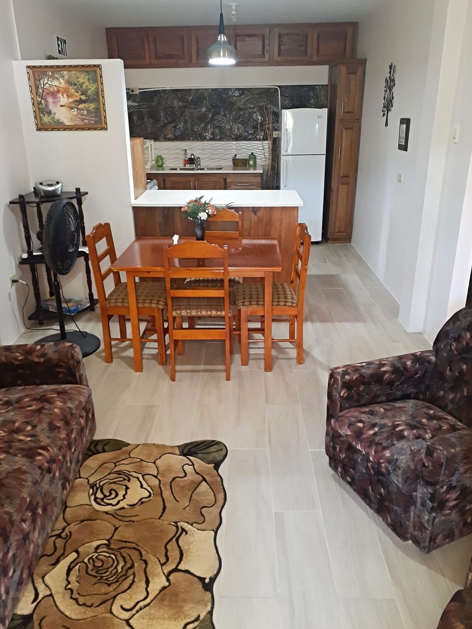 TWO (2) BEDROOM APARTMENT - LIVING AND DINING AREA