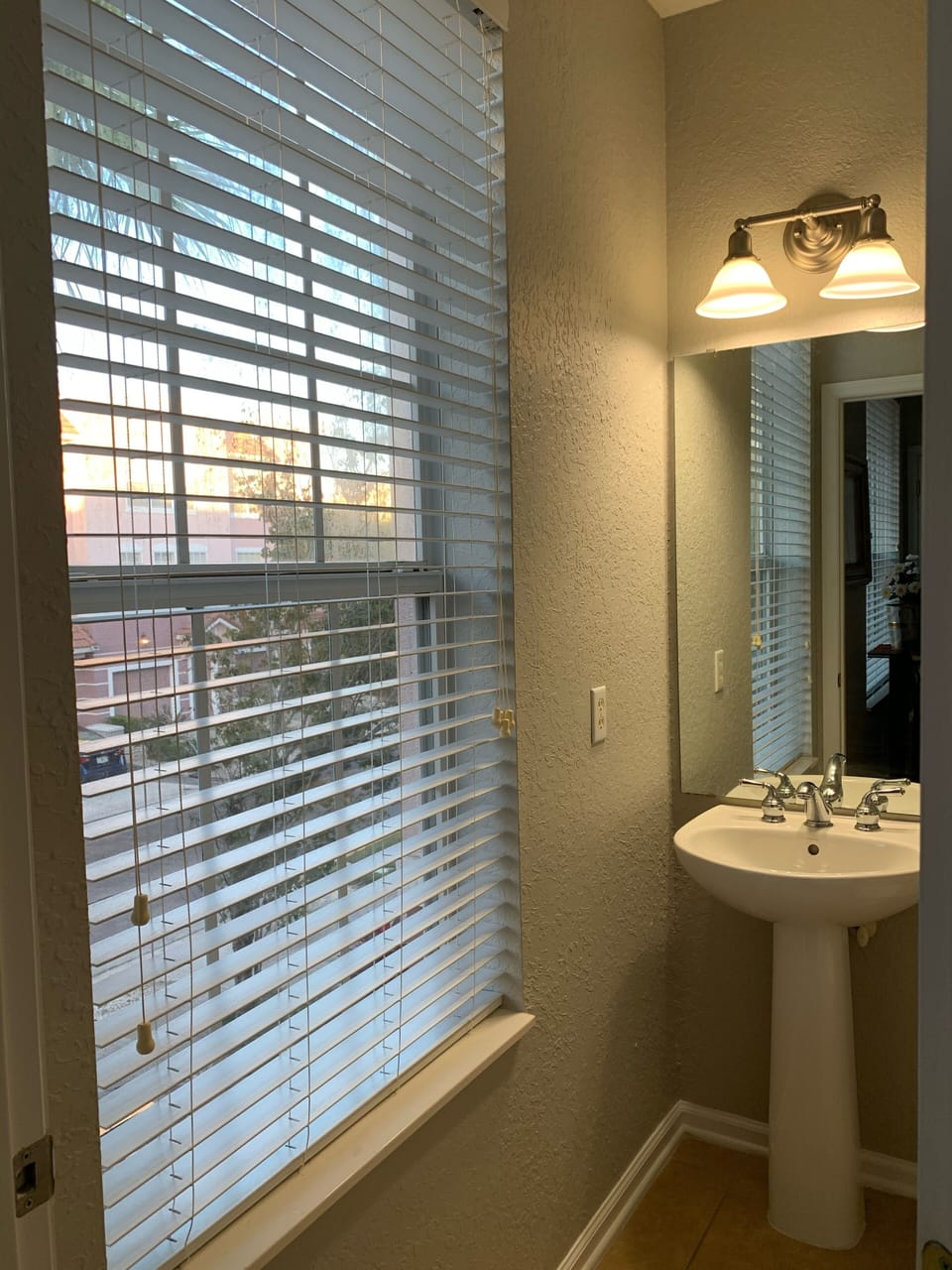 Half bath off the kitchen.