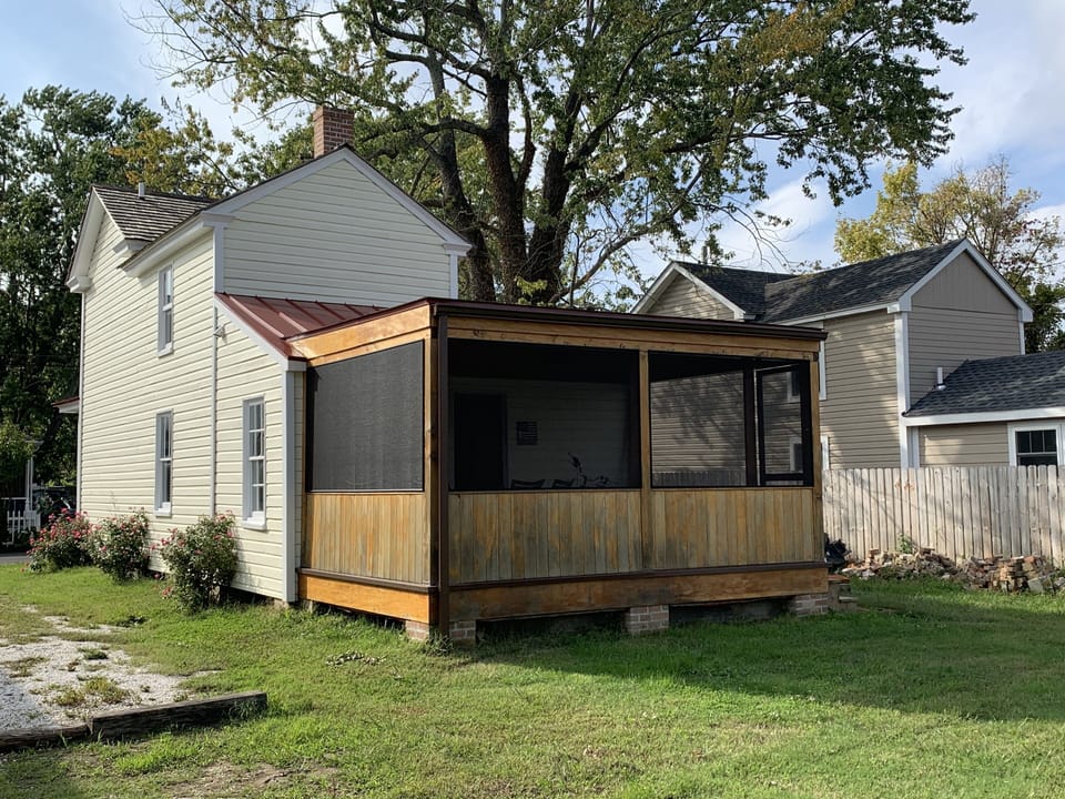 Rear Screened Porch