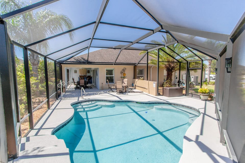 Pool view from rear
