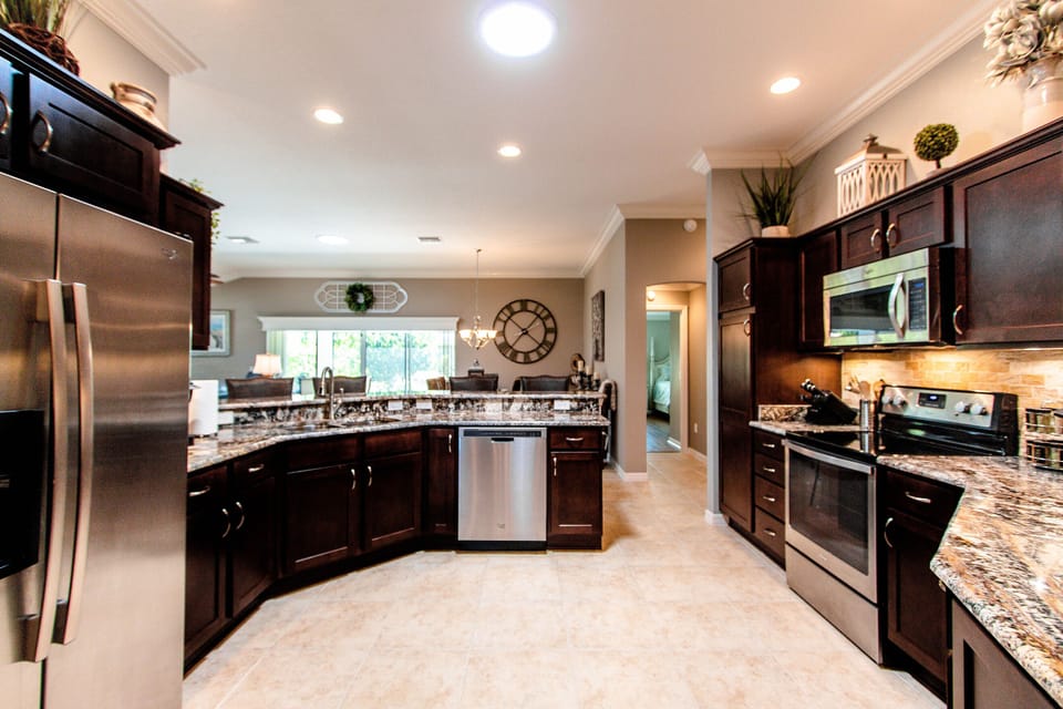 Kitchen looking to dining room