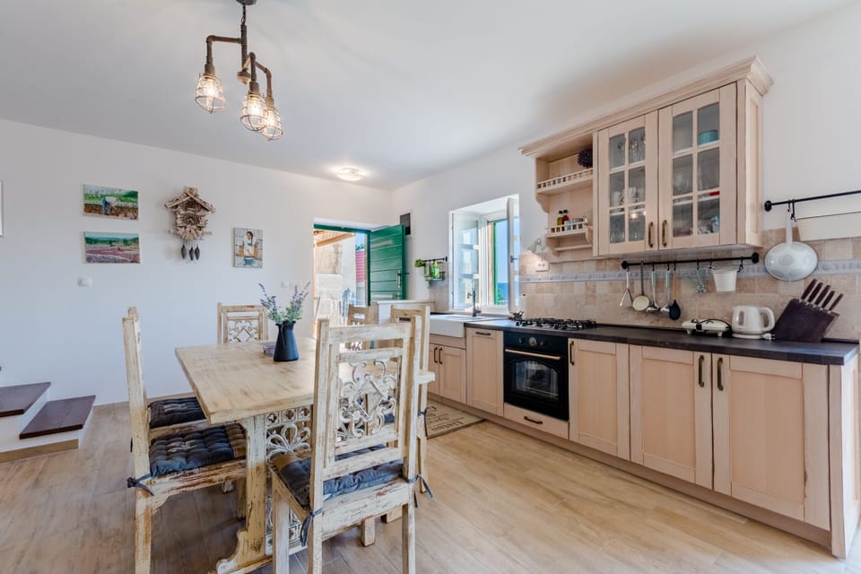 House (Two Bedroom Holiday Home with Private) | Private kitchen | Fridge