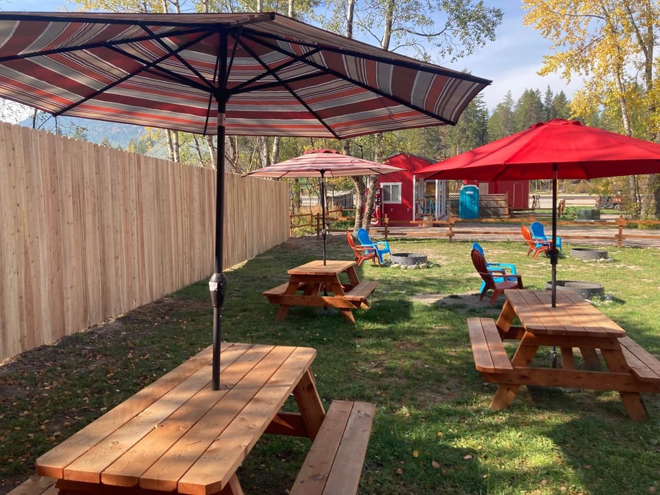 The hangout area