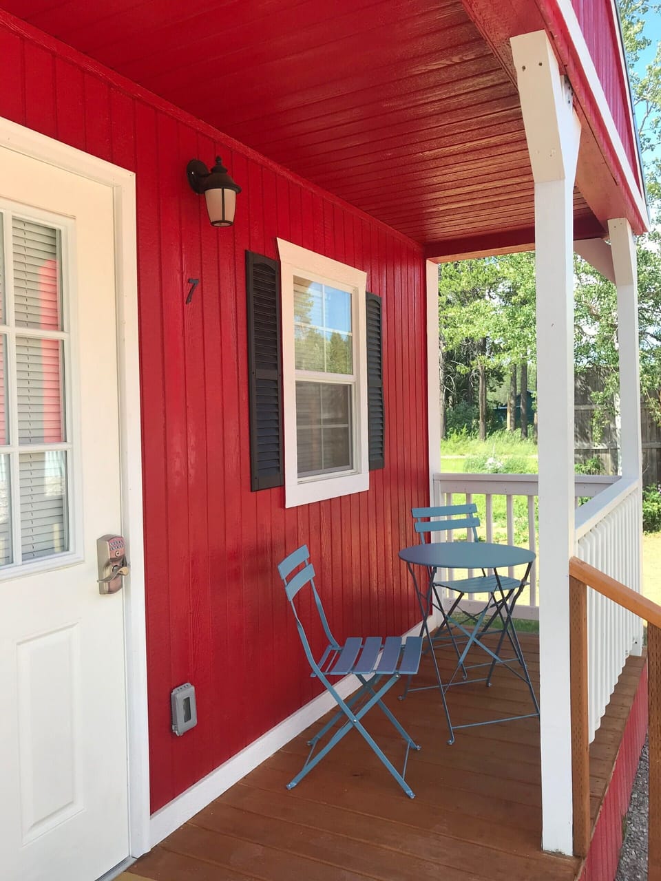 Cabin porch